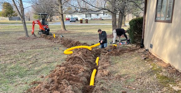 Drainage installation